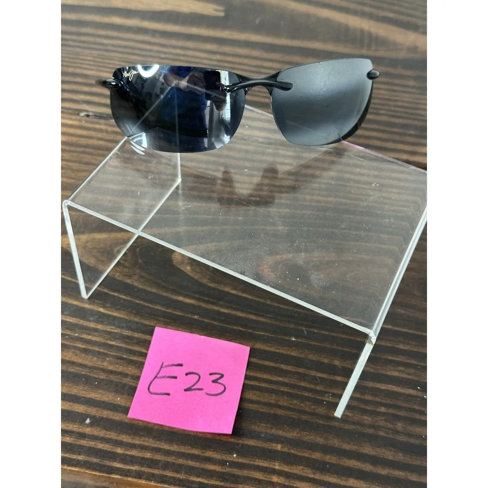 Maui Jim Banyans MJ412-02 Gloss Black Polarized Neutral Grey Lens Sunglasses